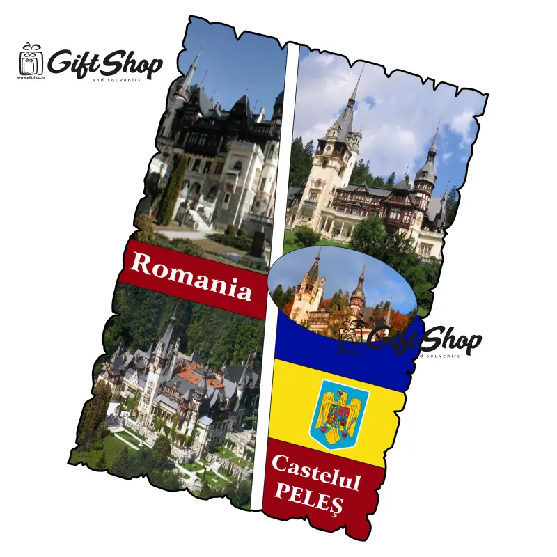Castelul peles romania, magnet frigider mgs176v